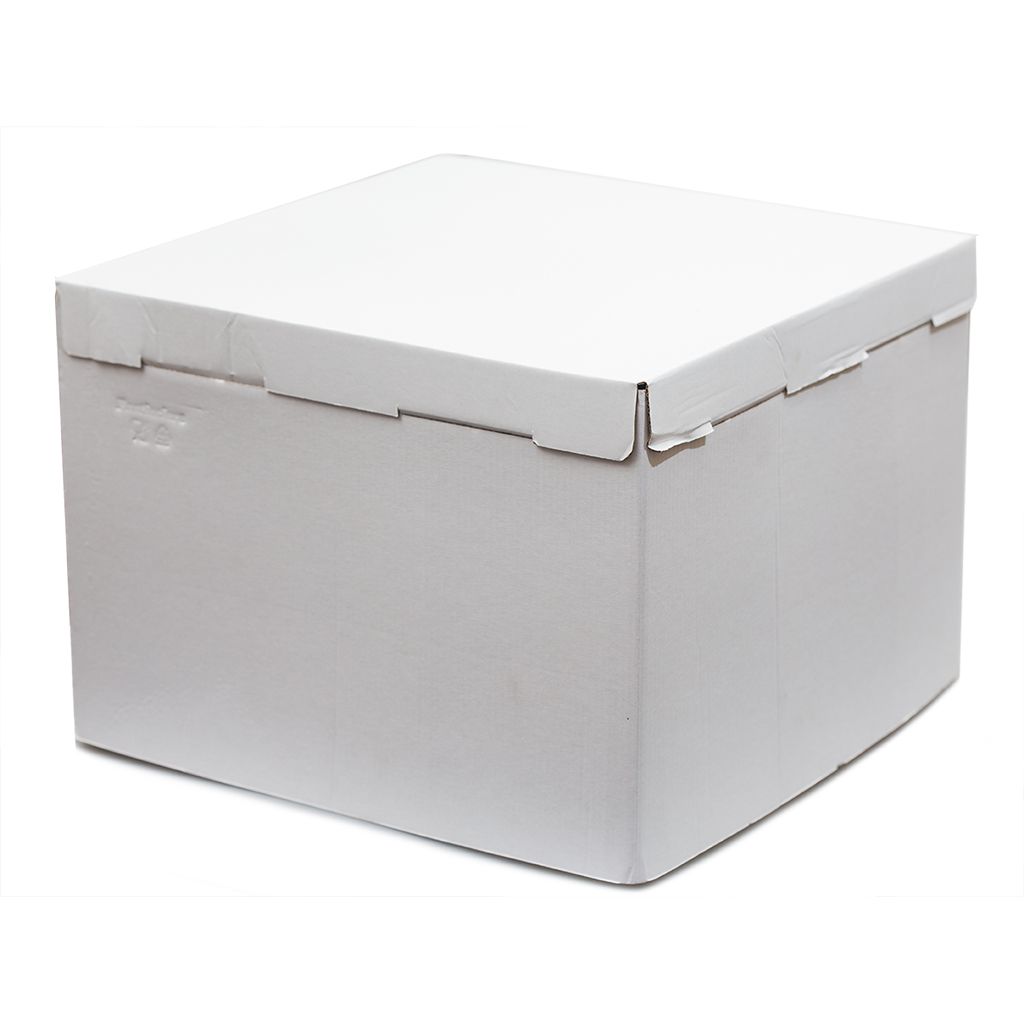 Короб картонный белый 26*36*36 см, 10 шт/уп