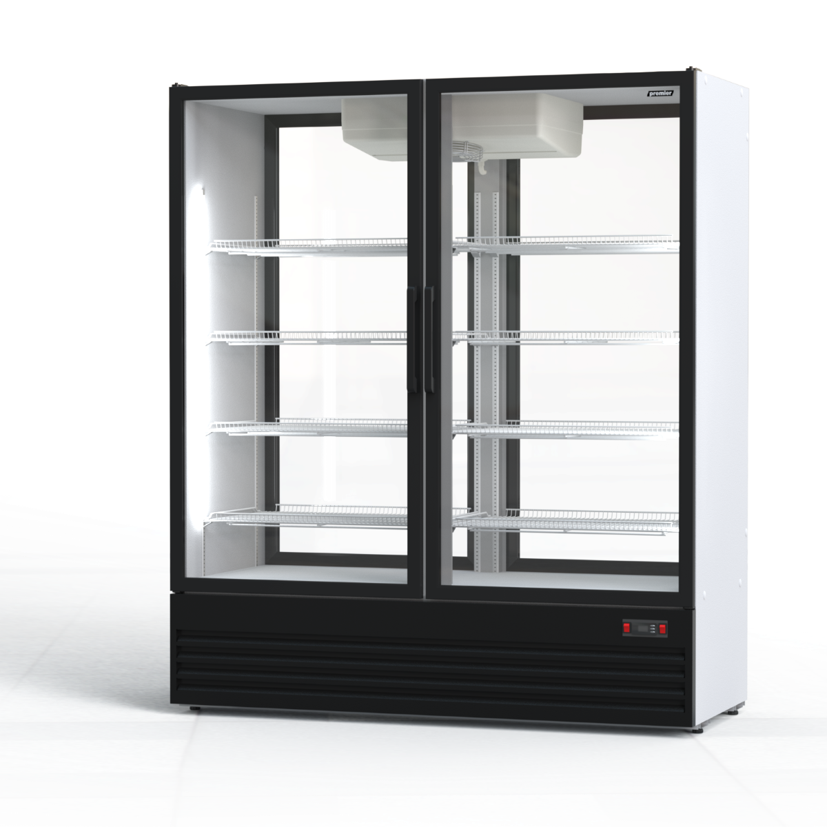 Шкаф холодильный ПРЕМЬЕР ШВУП1ТУ-1,6С2 (распашные двери, остекление в двух сторон)