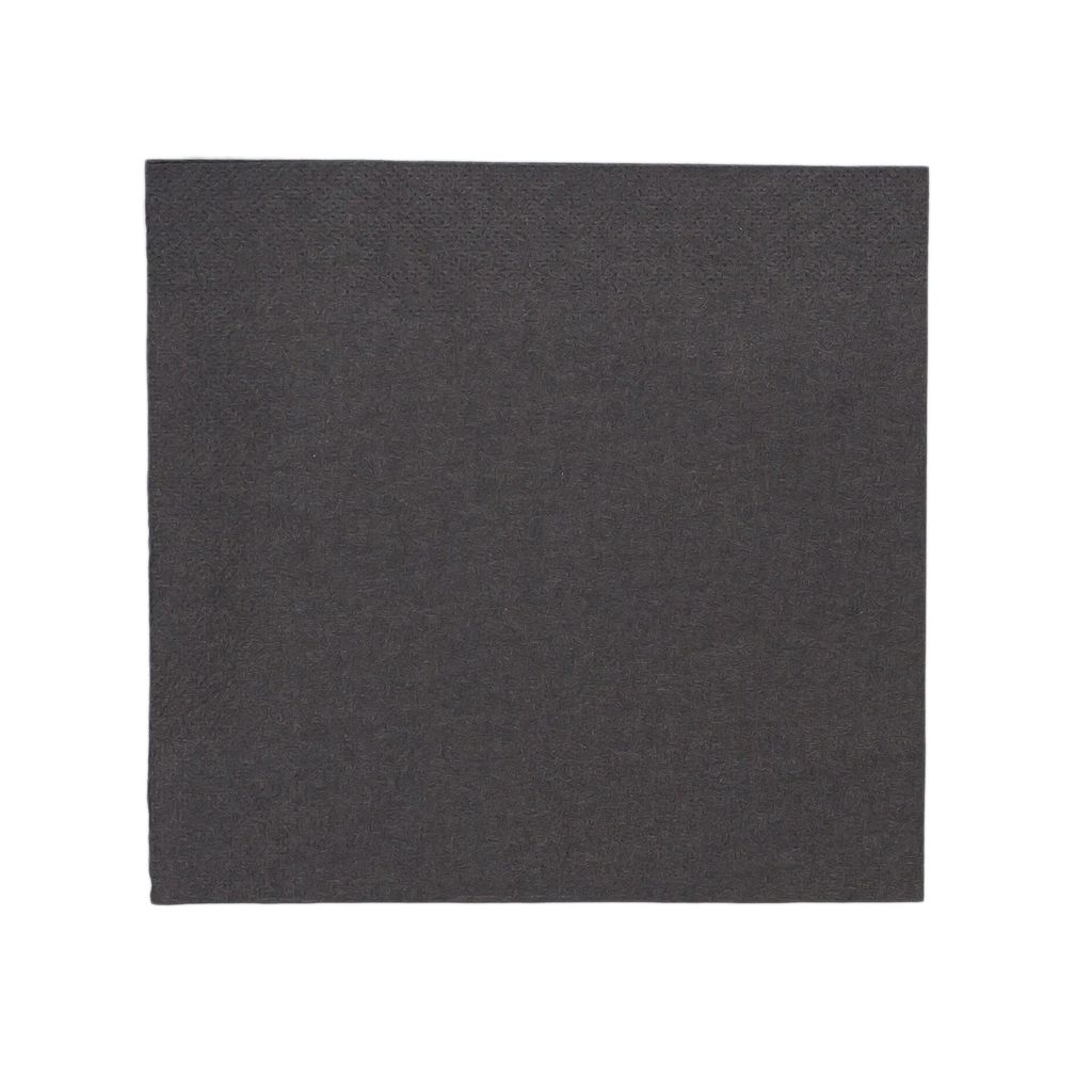 Салфетки трехслойные черные, сложение 1/4, Duni, 33*33 см, 125 шт
