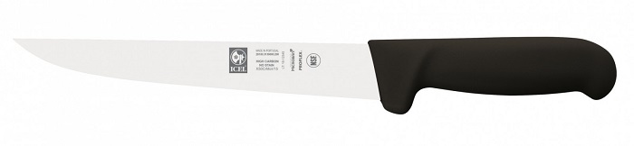 Нож обвалочный 200/330 мм. черный SAFE Icel /1/