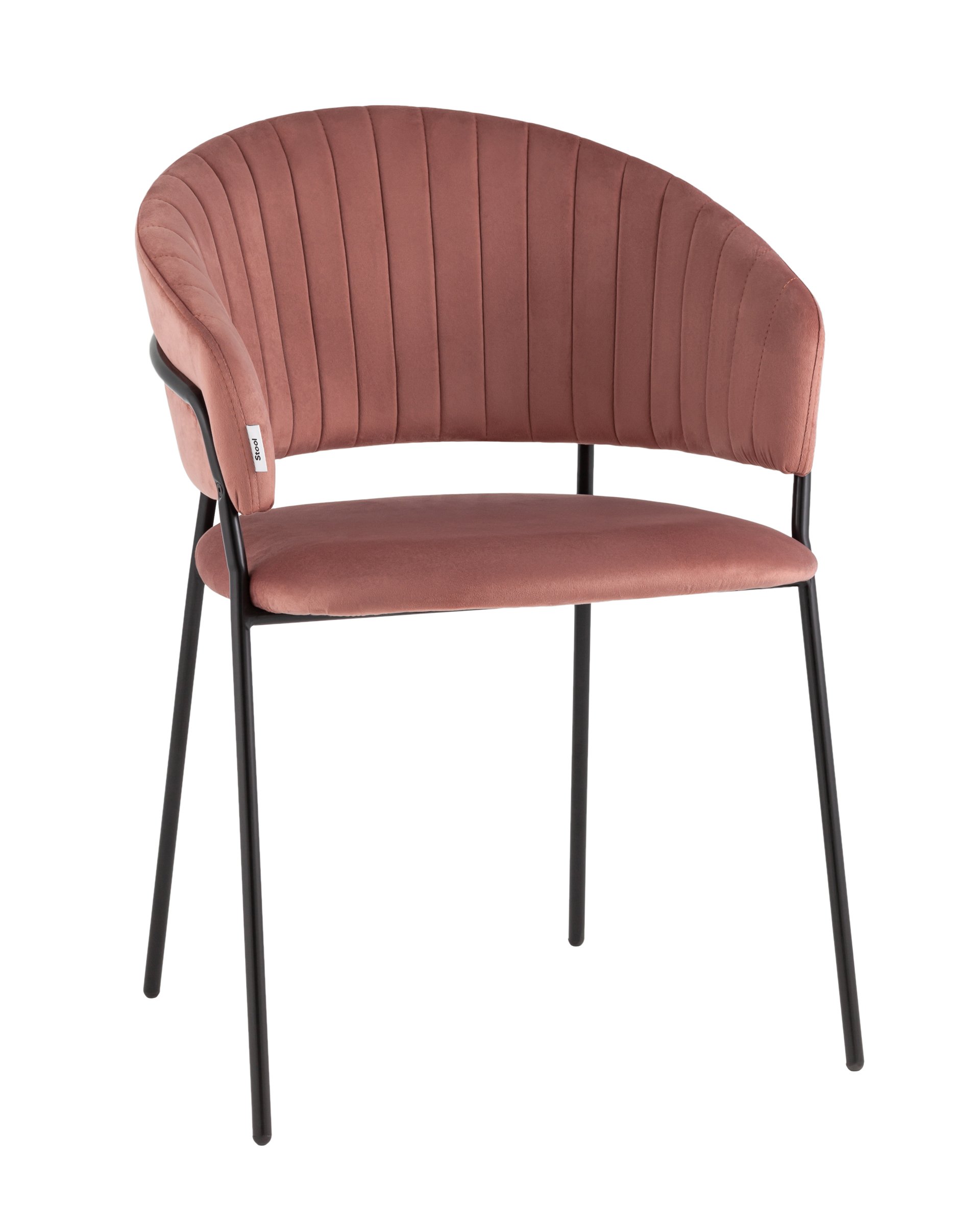 Стул-кресло «Брик» с мягким сиденьем (окрашенный металлокаркас)