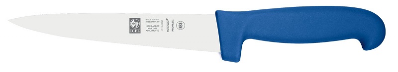 Нож для мяса 200/340 мм. синий SAFE Icel /1/6/