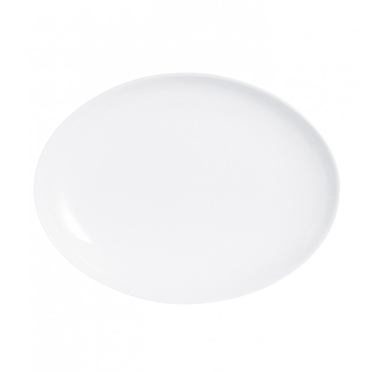 Блюдо овальное Luminarc 33*25 см, стеклокерамика, белый цвет, ARC, Франция (/6/24)