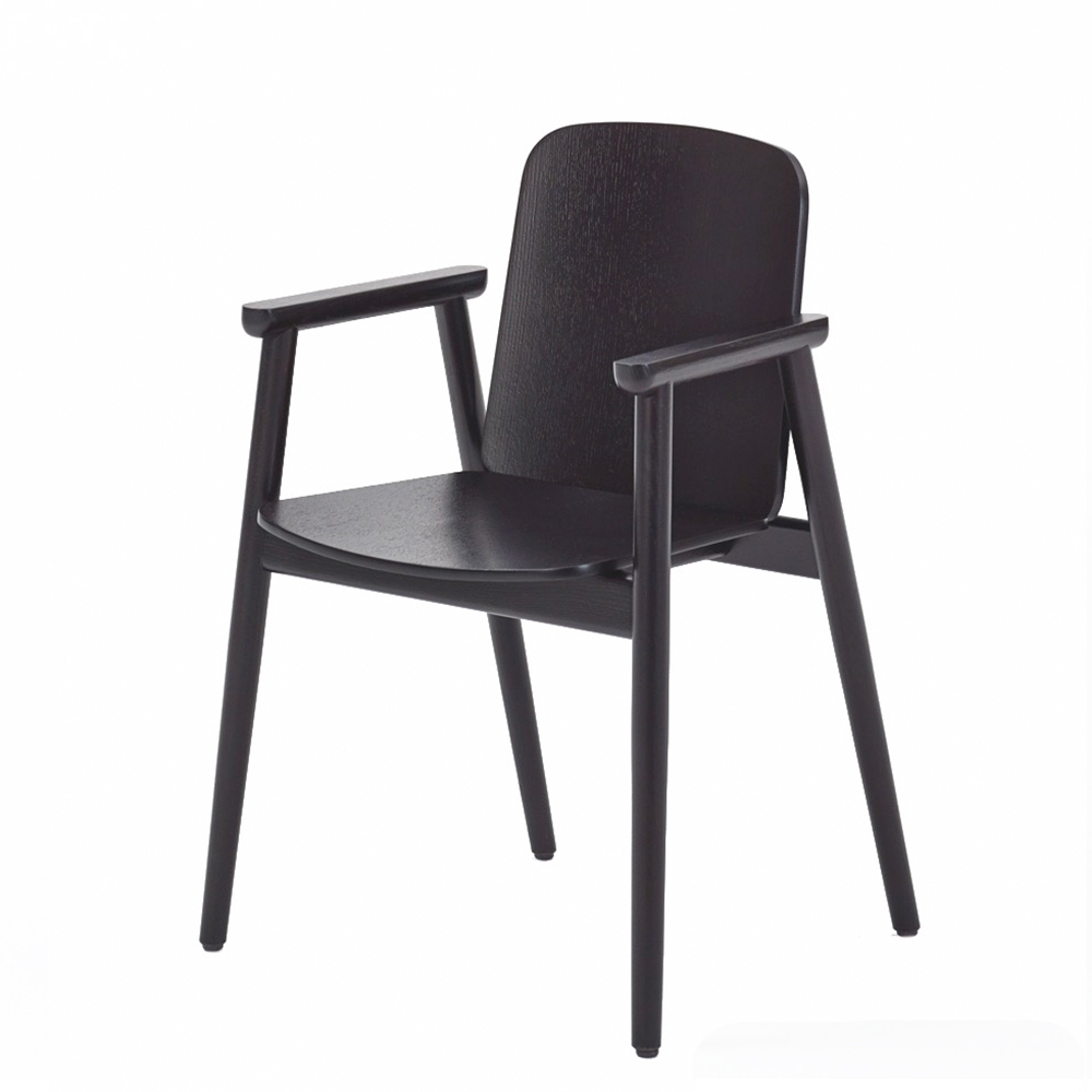 Кресло «PROP B-4390» с жестким сиденьем (деревянный каркас)