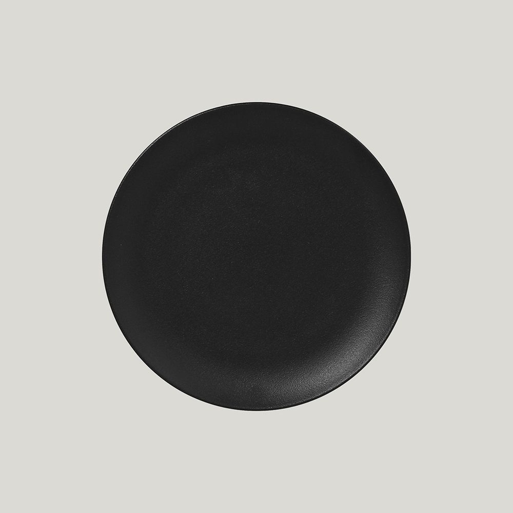 Тарелка RAK Porcelain NeoFusion Volcano круглая 21 см (черный цвет)