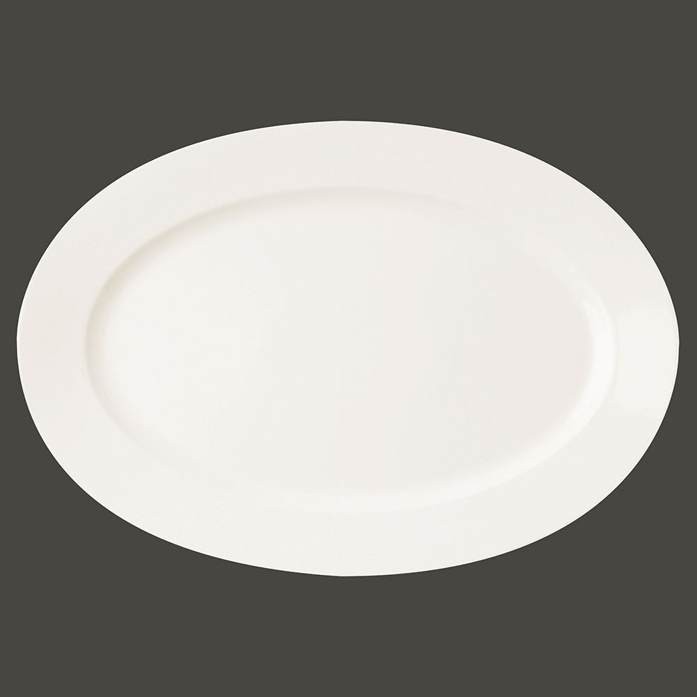 Тарелка овальная плоская RAK Porcelain Banquet 26*18,4 см