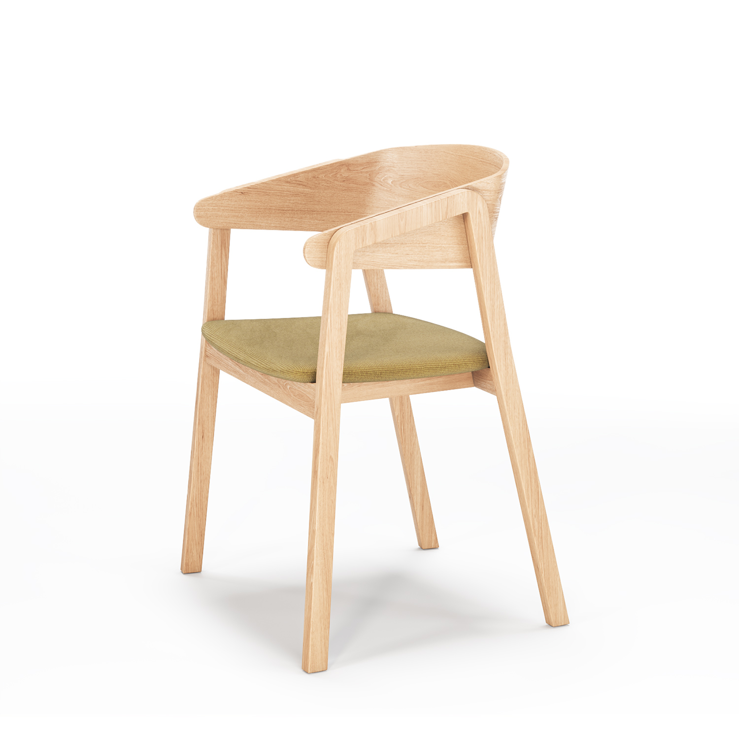 Кресло «Cava» полумягкий (деревянный каркас)