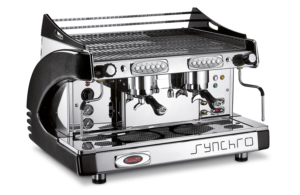 Кофемашина-автомат ROYAL Synchro SB P6 2 группы Electronic черная (бойлер 8 л)