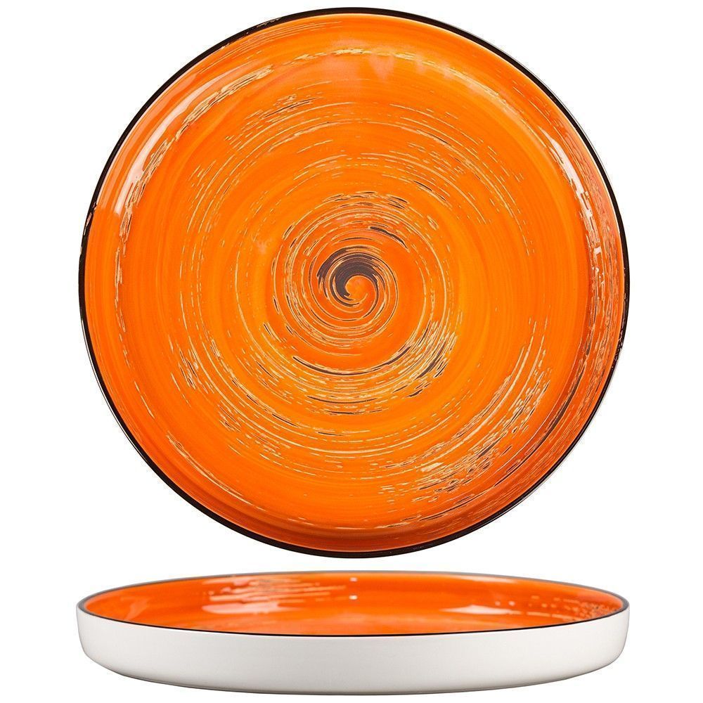 Тарелка с бортом Texture Orange Circular 28 см, h 3,1 см, P.L. Proff Cuisine
