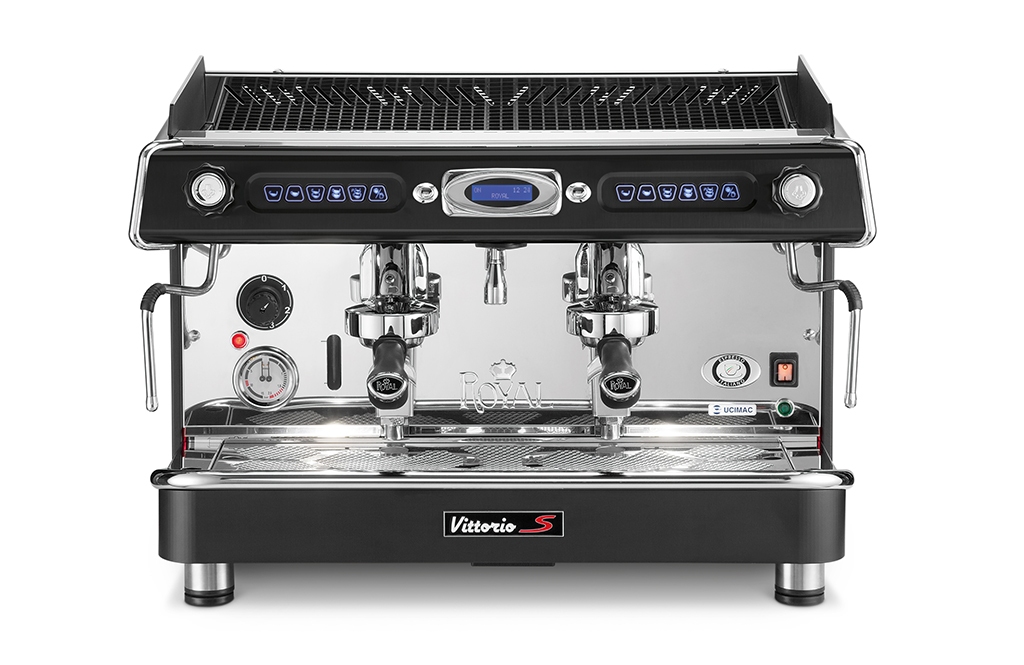 Кофемашина-автомат ROYAL Vittorio S 3 группы Electronic черная (бойлер 21 л)
