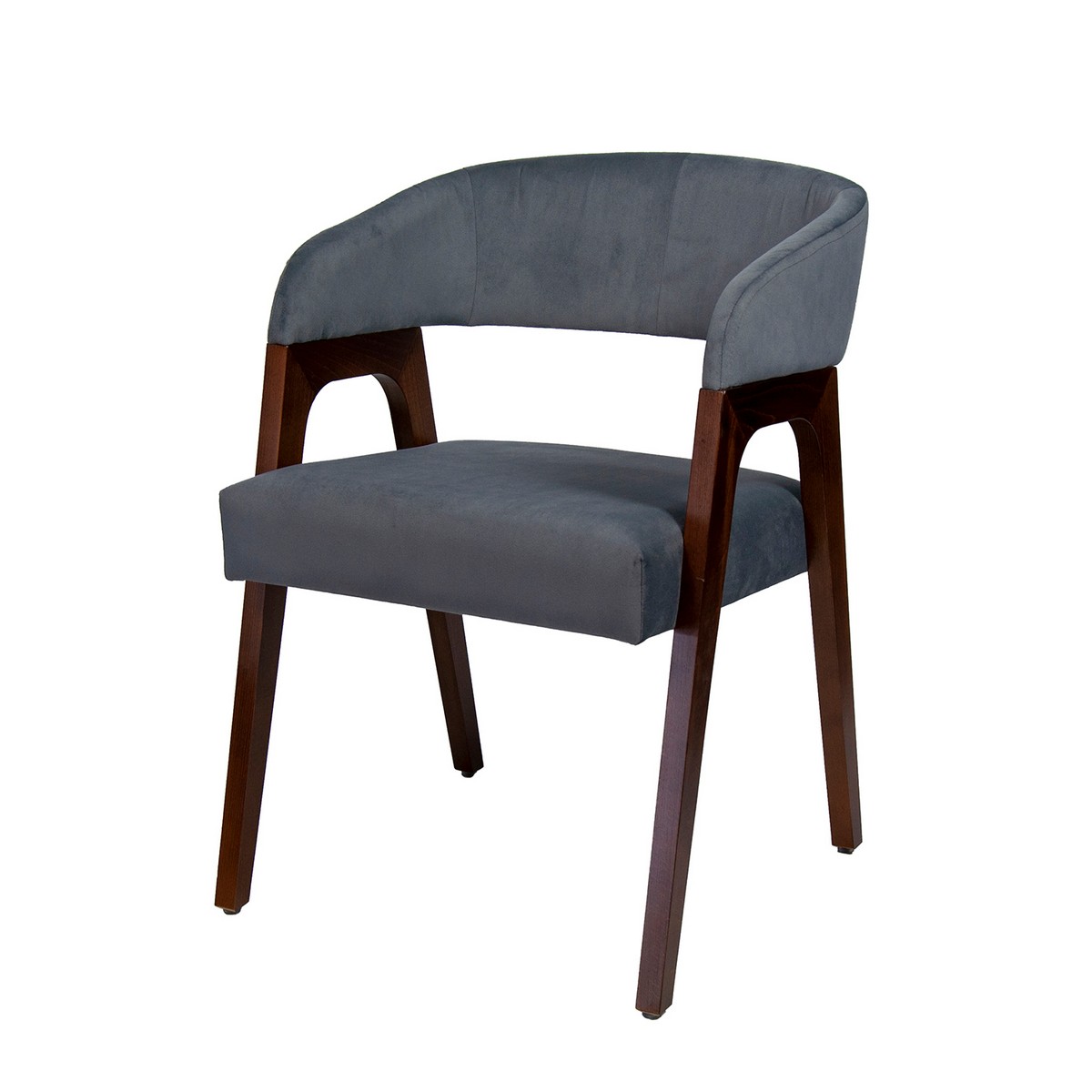 Кресло «Берни» с мягким сиденьем (деревянный каркас)