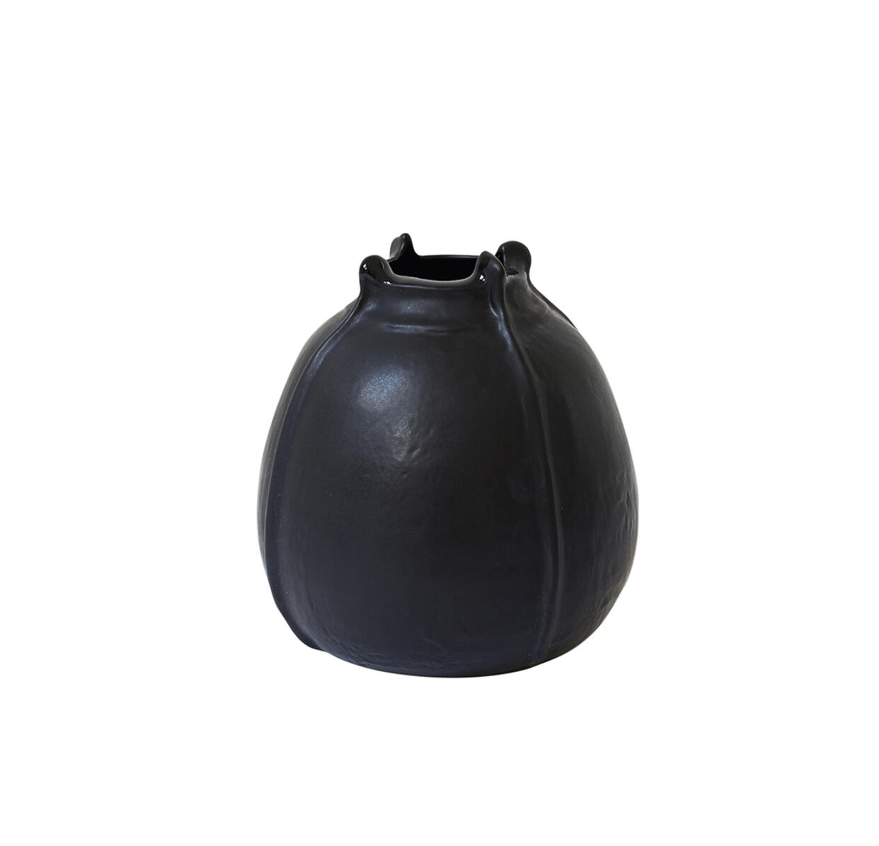 Ваза круглая d 17 см, h 17 см, цвет noir, Les Vases