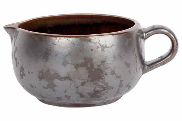Молочник / соусник с ручкой 160 мл, d 9 см h 5 см, Elements Mineral