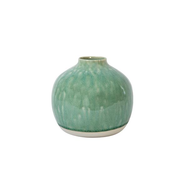 Ваза круглая d 16 см, h 17 см, цвет jade, Les Vases