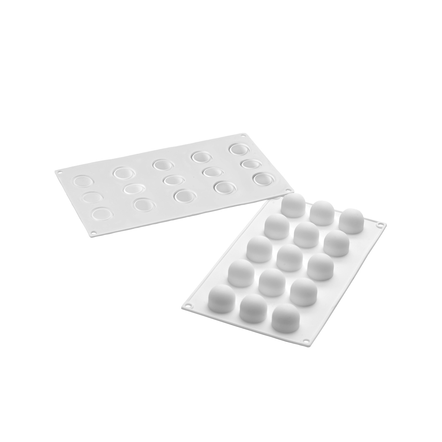 Форма для выпечки 15 ячеек  20 мл. d=32 мм. h=28 мм. Мини-трюфель силикон Silikomart /1/10/