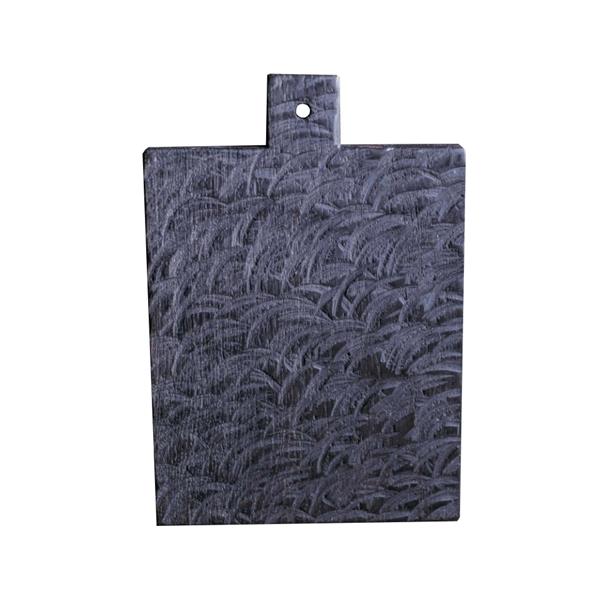 Доска для подачи № 0111 26х18 см, дуб, цвет чёрный