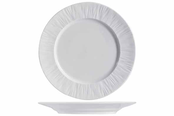 Тарелка мелкая d 22,3 см, Pure White