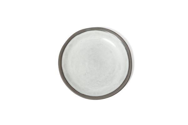 Тарелка мелкая d 22 см h 2,8 см, керамика, цвет серый, Laguna