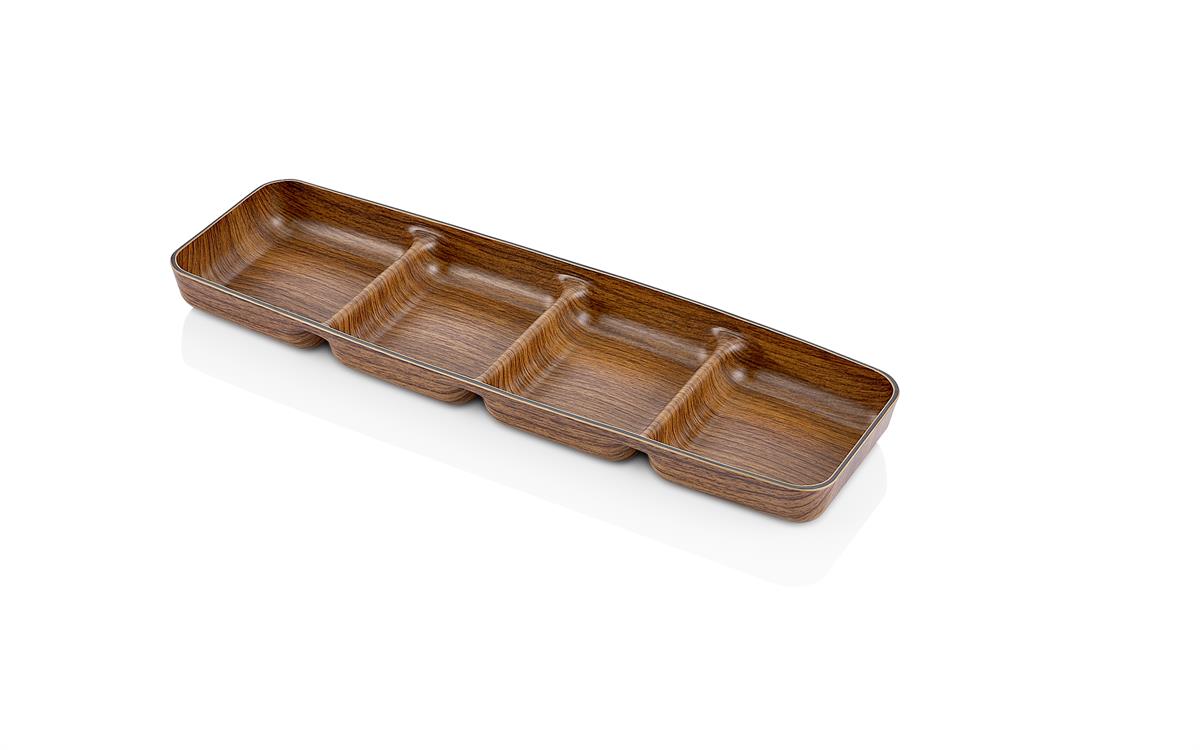 PUKHET 4 COMPARTMENT SOUCE AND SNACK DISH