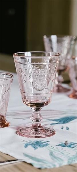 Бокал для вина 200 мл, h 13,5см, d 8 см, цвет розовый VERSAILLES ROSE