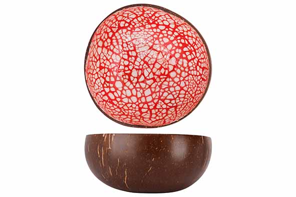 Чаша декоративная  RED / EGGSHELL D14CM