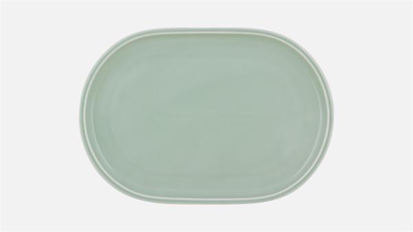 Блюдо овальное 23,2x16,1 см, h 2 см, FROST, Shiro Glaze