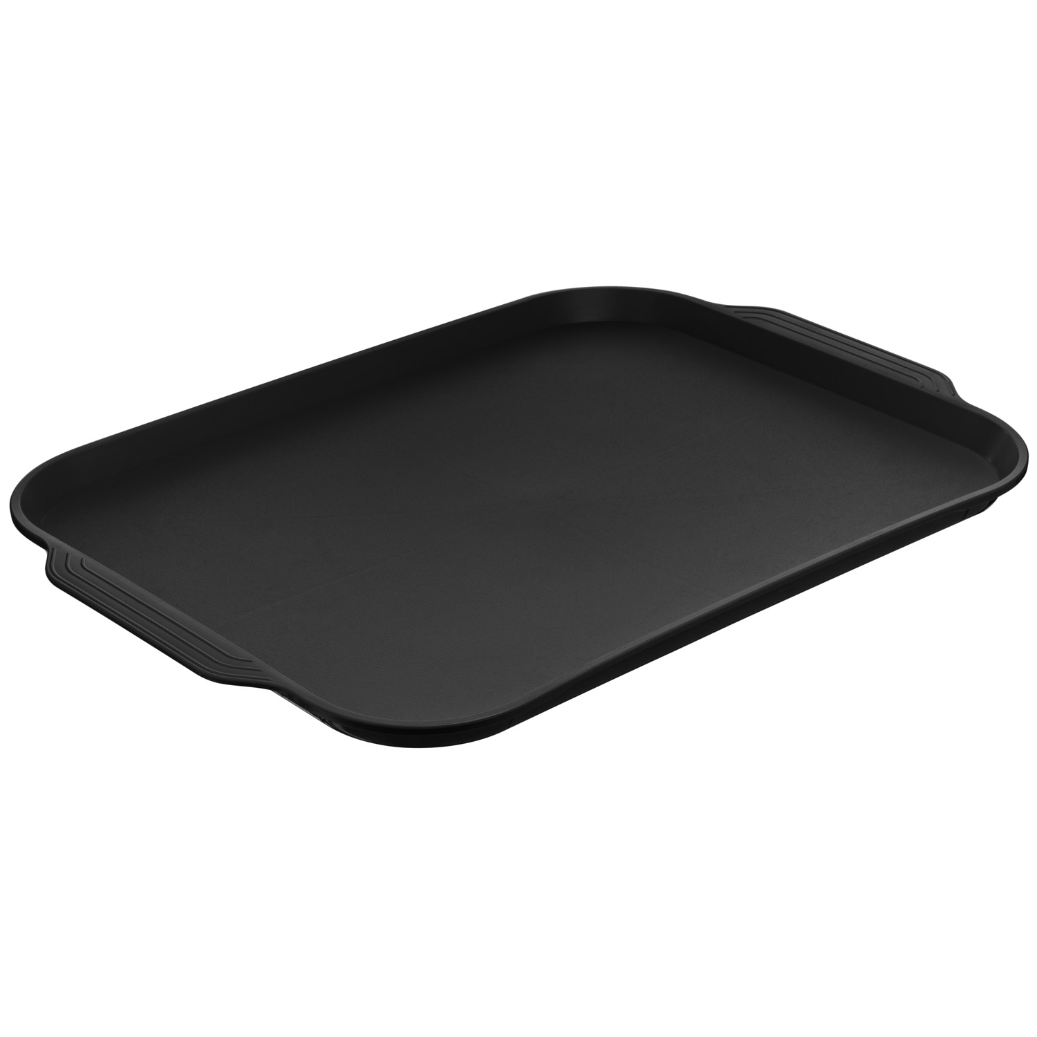 Поднос 45*34,5 см. черный (110) поверхность шагрень MGprof /1/10/