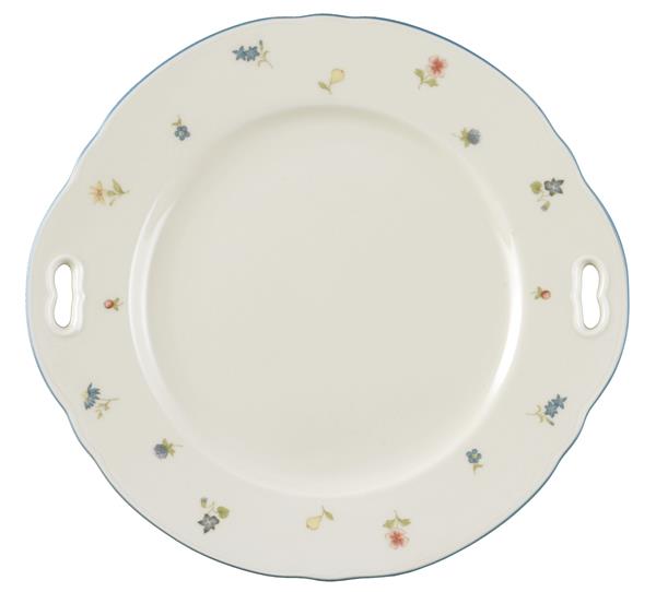 Блюдо круглое с ручками 27x26 см, Marialuise Streublume