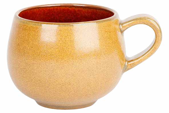Чашка 190 мл, d 7 см h 6,2 см, Elements Mustard