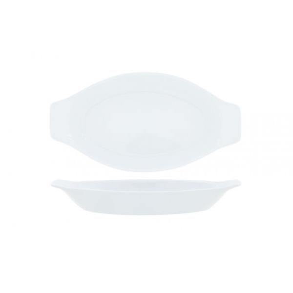 ESSENTIALS OVAL EGG DISH 20.5X11CM