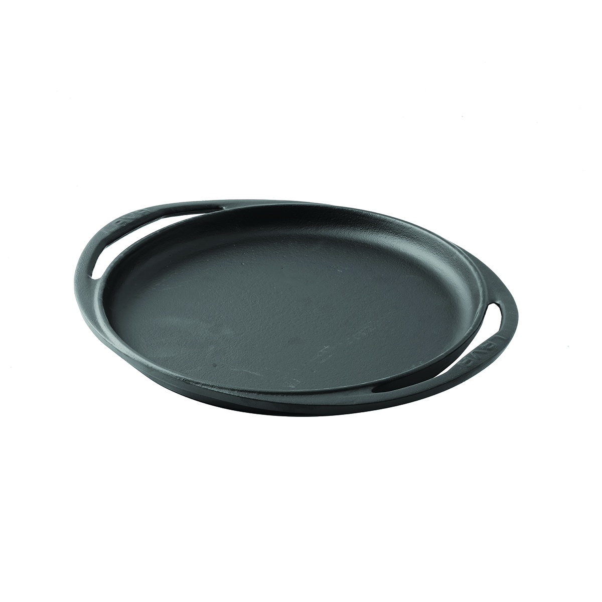 Frying / Grill Pan, Round, integral metal handles. Color:Black. Diameter(Ø)28cm.