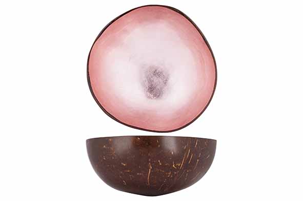 Чаша декоративная  METALLIC SOFT PINK PAINT D14CM