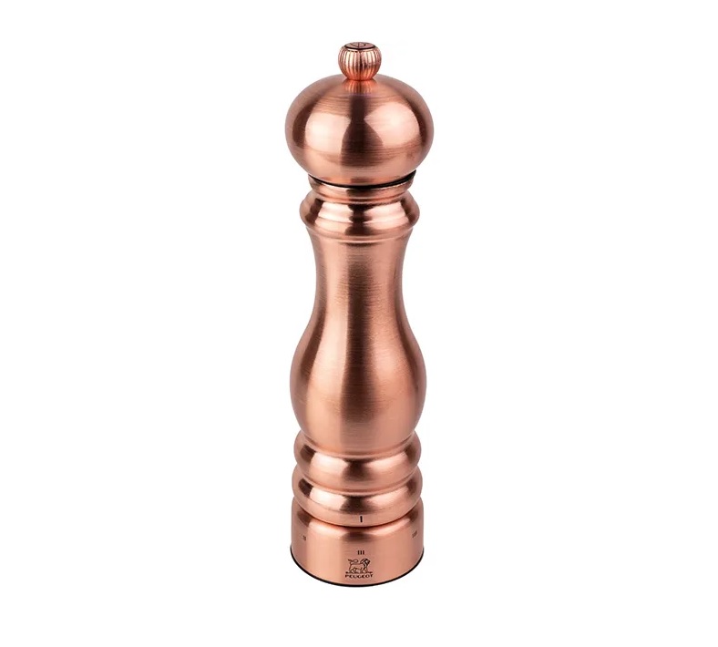 Мельница для перца h=22 см. медная нерж. Париж Peugeot /1/4/