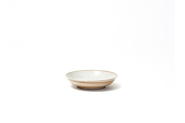 Тарелка глубокая 550 мл, d 19,5 см h 4,6 см, керамика, цвет бежевый / коричневый, Torno