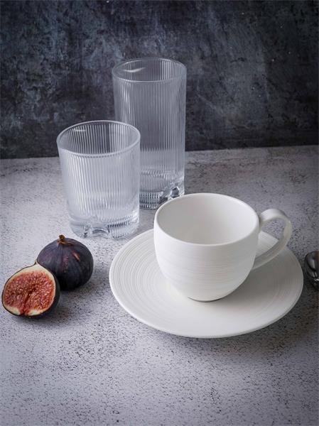 Чашка 200 мл, 11,5x8,5 см h 7,5 см, фарфор, Linea