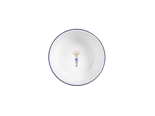 Салатник 11 см, кант синий, Vaso Piccolo DS19