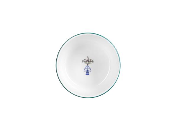 Салатник 11 см, кант зеленый, Vaso Piccolo DS20