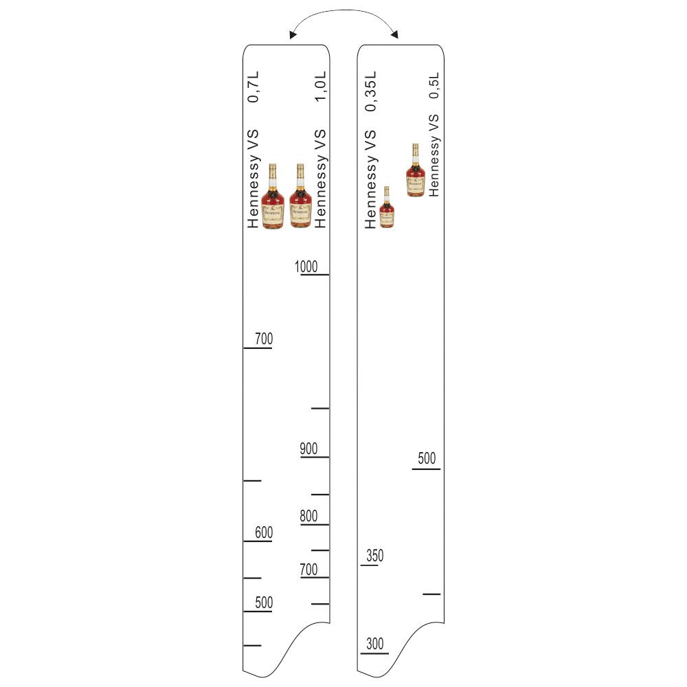 Барная линейка Hennessy VS (350мл/500мл/700мл/1л), P.L. Proff Cuisine