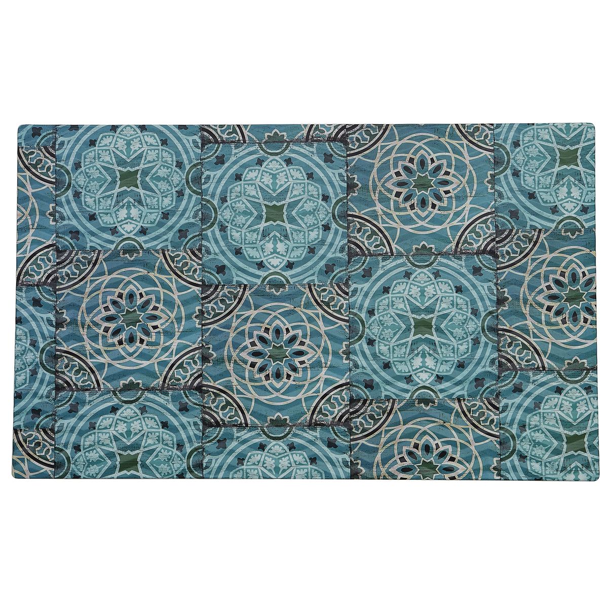 Блюдо,поднос GN 1/1 меламиновый 53*32.5см, Damask Blue,  P.L.