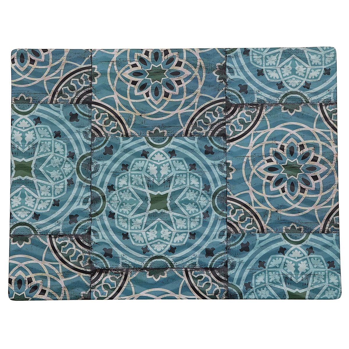 Блюдо,поднос GN 1/2 меламиновый 25*32.5см , Damask Blue, P.L.