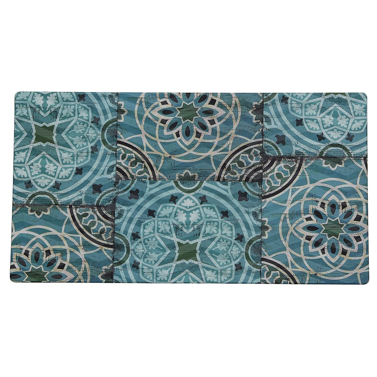 Блюдо,поднос GN 1/3 меламиновый 32.5*17.6см , Damask Blue, P.L.