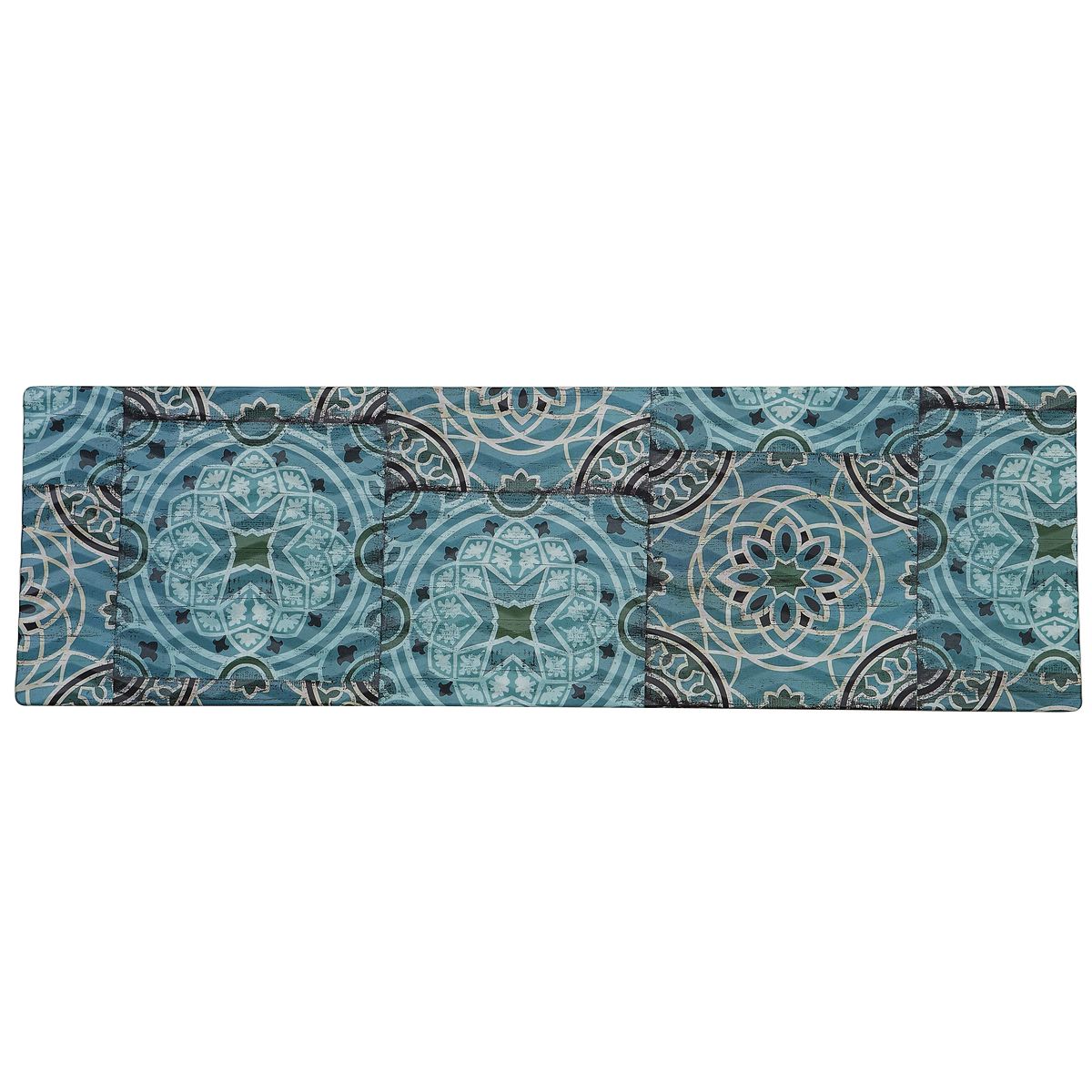 Блюдо,поднос GN 2/4 меламиновый 53*16.2см, Damask Blue,  P.L.