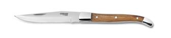 Нож для стейка 23 см, ручка - дерево, цвет светло-коричневый