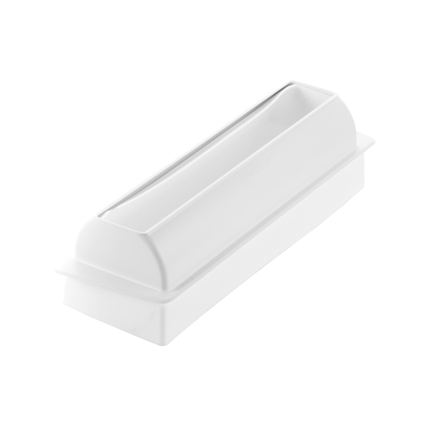 Форма для выпечки 1080 мл. 250 мм. h=75 мм. Полено силикон + пластик.подставка Silikomart /1/6/