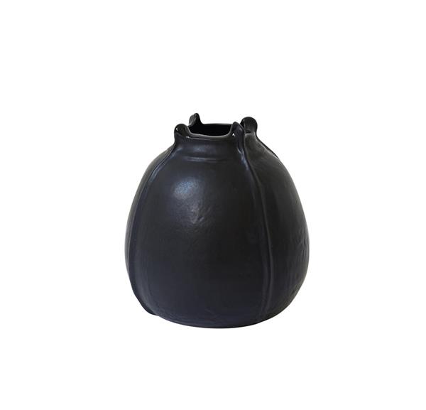 Ваза круглая d 17 см, h 17 см, цвет noir, Les Vases