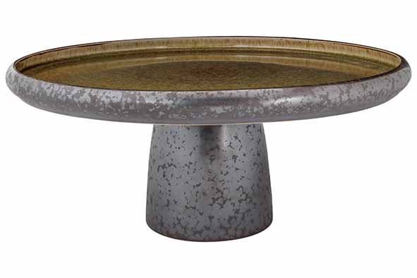 Блюдо на ножке d 29 см h 12,5 см, Elements Mineral