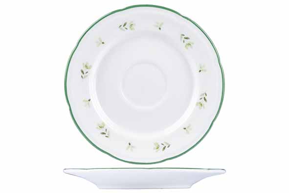 Блюдце d 12,7 см для чашки на 90 мл