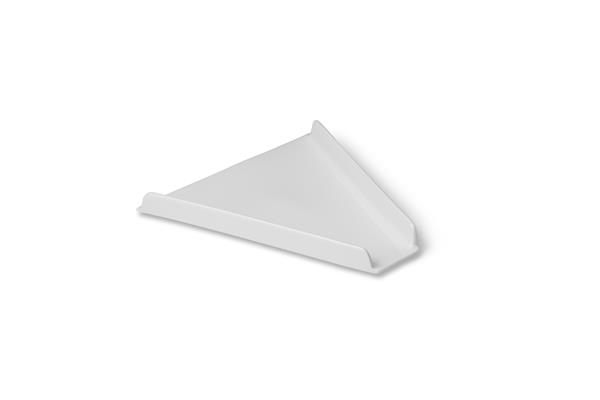 Блюдо треугольное для пиццы 17,5X4,2x18,8 см, фарфор, SLOW FAST