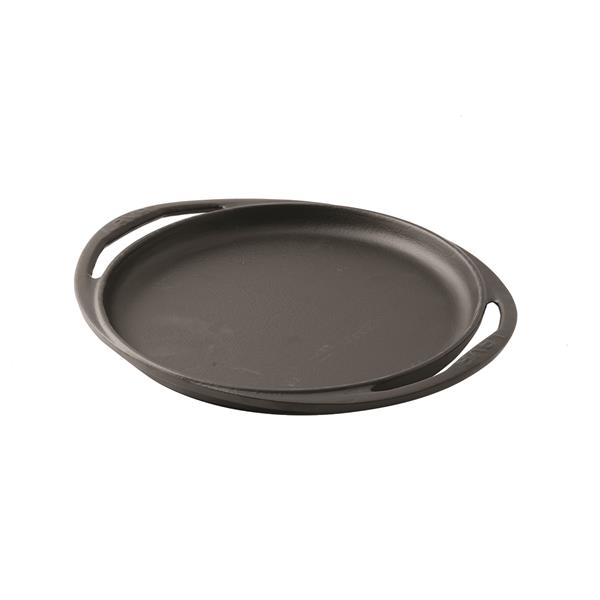 Frying / Grill Pan, Round, integral metal handles. Color:Black. Diameter(Ø)28cm.