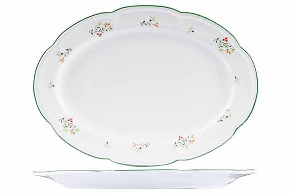 Блюдо овальное 35,9x26 см